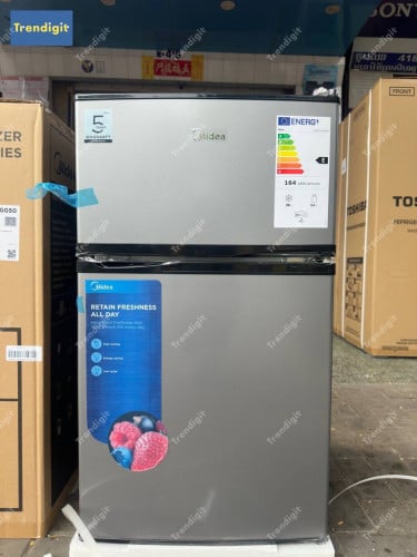ទូរទឹកកកខ្នាតតូច Midea Mini Fridge ម៉ូឌែល MDRT134FGG50