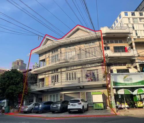 ផ្ទះអាជីវកម្មសម្រាប់ជួលនៅជិតផ្សារទួលគោក / Shophouse for Rent at Toul kork