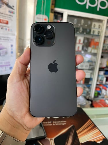 14 Pro Max ZP/A Sim+eSim 256G Black color 99% សំនុំហ្សុីនតម្លៃល្អ