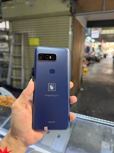 ASUS snapdragon888 512G Ram16G Sim2 Global បញ្ហាសាក់ថ្មអត់ឡើងអត់ចុះ% តែកាន់