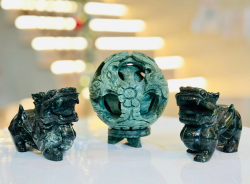 Jade-Sphere Happiness & Pixiu