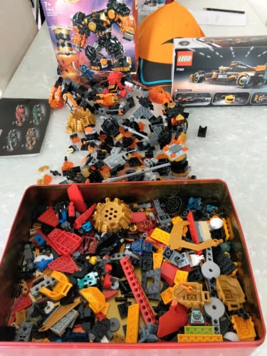 Original LEGO Ninjago and Lando Norris F1 Car