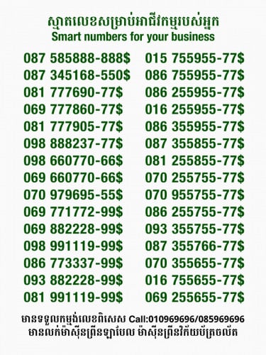 ប្រម៉ូសិនពិសេស មានទិញមួយថែមមួយ មាន10%-50%