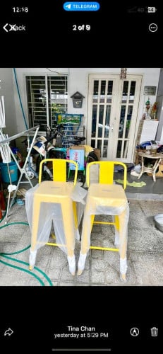 កៅអីមីនីបារថ្មី100% មិនទាន់ប្រើមានតែពីរទេ​ - Resell 2 New Bar Stools Never Use!