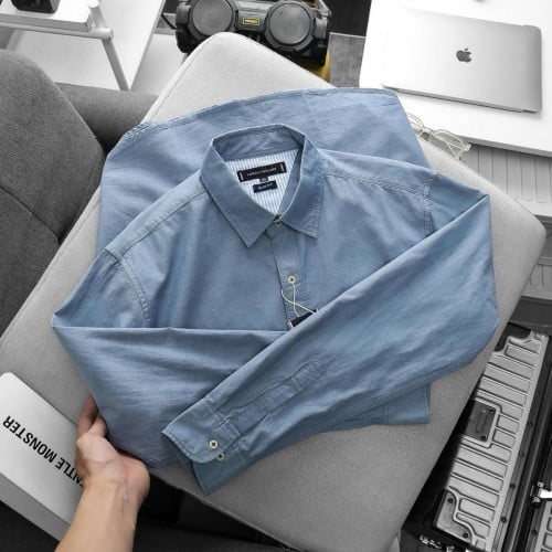 ម៉ូតអាវ Tommy ដៃវែង ហោប៉ៅ1 Size. M L xl xxl (50kg-90kg)