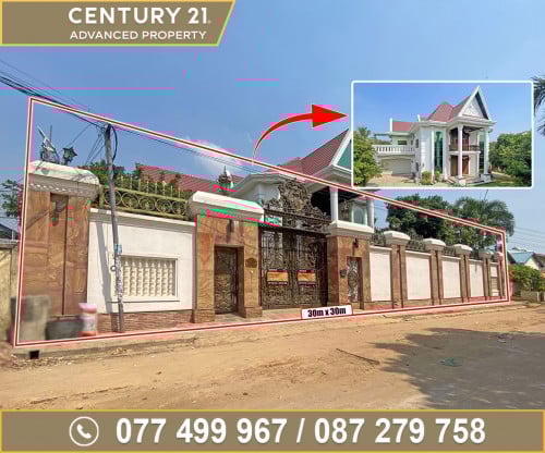 🏘 ផ្ទះវីឡា (Villa) ជិតផ្សារតាំងកសាងថ្មី ត្រូវការលក់បន្ទាន់ខ្លាំង