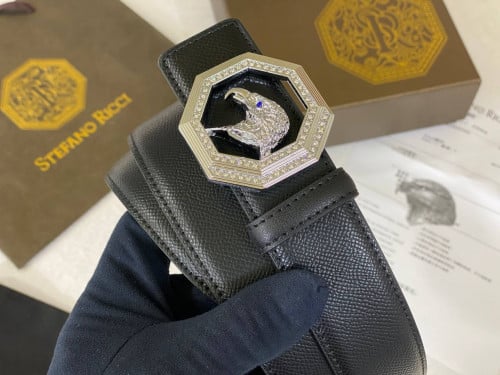 🔥ខ្សែក្រវាត់ប្រ៊េន  Stefano Ricci Top Great