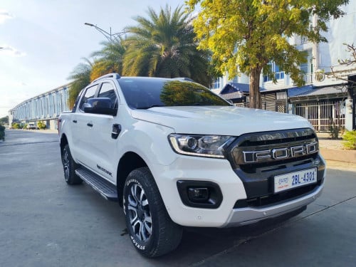 Ford Ranger Wildtrak 2019 ម៉ាស៊ីន 3.2L  ហ្សុីន១ជុំ ឡានថ្មីដាច់