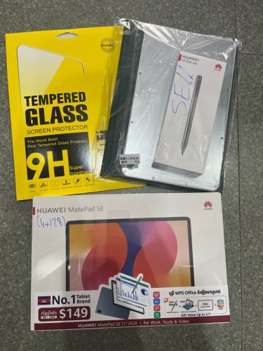Huawei matepad se brand new , warranty 1 year free free