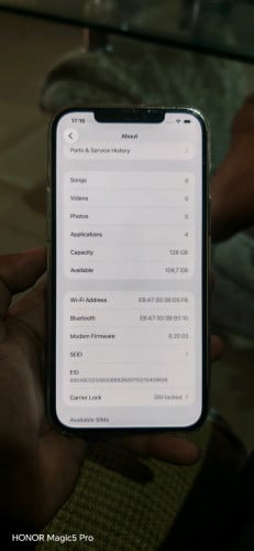 IPhone​12 pro max lock Sim  មាន​scan