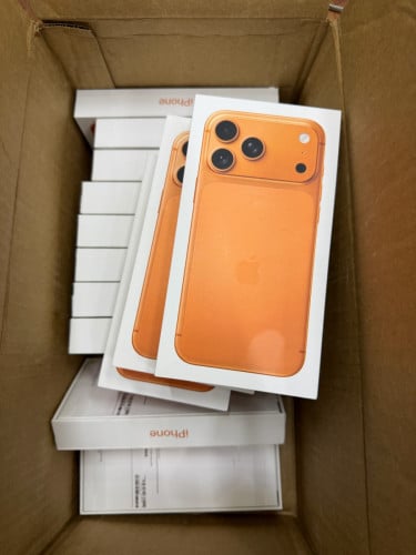 iPhone 17PM 256GB ZA ACTIVE NEW ORANGE ថែមដុំហ្សុីន 20W