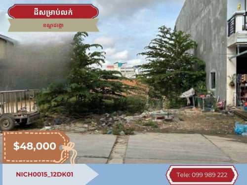 ដីសម្រាប់លក់នៅខណ្ឌដង្កោ