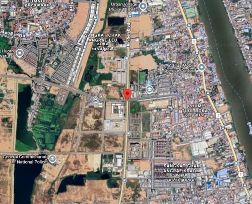 ដីលក់ ដីលក់បន្ទាន់​ ដីលក់លើផ្លូវ 60m ( Hun Sen Blvd ) | Land For Sale Hun Sen Blvd ( 67000 sqm )