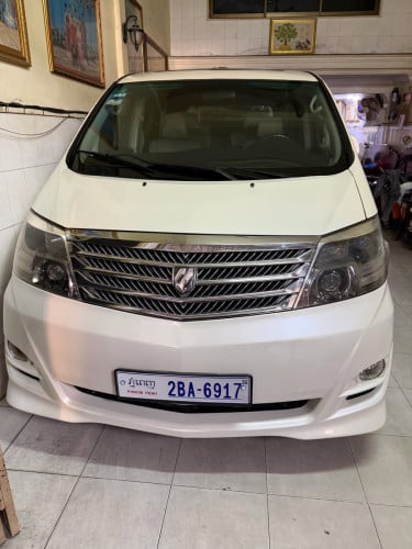 លក់ Alphard 2004 ម៉ាសុីន6ប៉ុង1 បើកតំបូល ធ្វាអូតូសងខាង