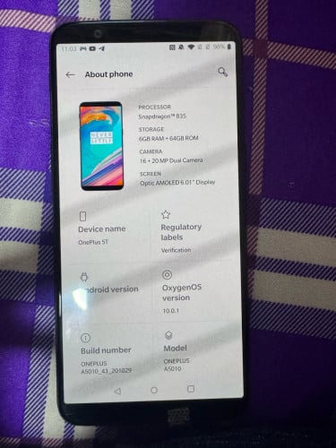 លក់ one plus 5T