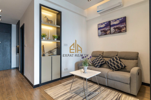 1 bedroom condo for rent at Skylar condo Tonle Basac