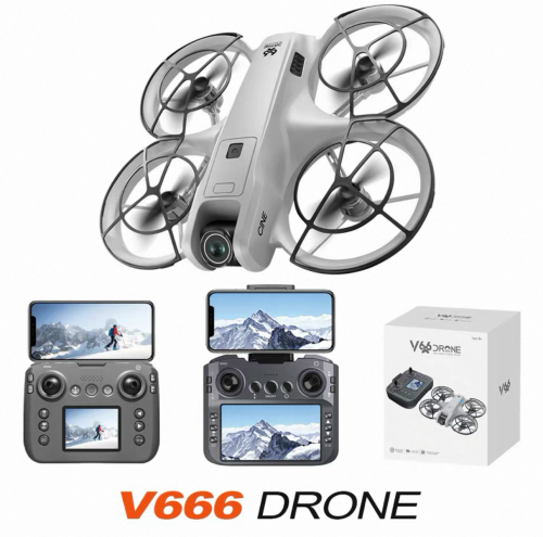 Drone V666 តេលេអេក្រង់ ថ្ម 2