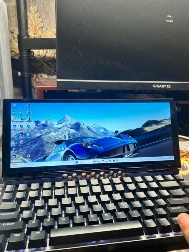 Keyboard with Touch screen monitor