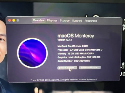 Macbook pro 2016