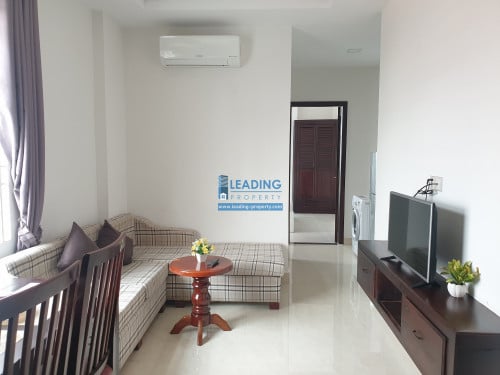 N563  | Western 1 Bedroom Serviced Apartment For Rent Near Russian Market