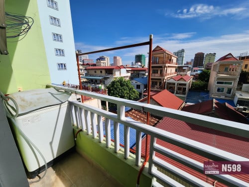 N598 | Fully Furnished 1 Bedroom Apartment Near Toul Sleng Museum For Rent