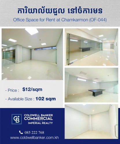 Office space For Rent  at Chamkarmon (OF-044)
