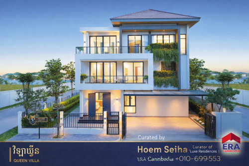 Queen Villa for Sale | 432 sqm Land | Price: $1.1M | Near AEON Mall 3, Phnom Pen