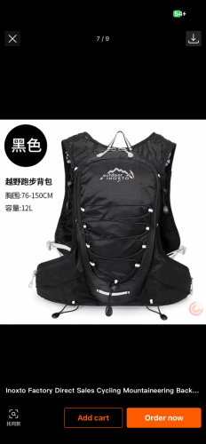 Running and climbing bag