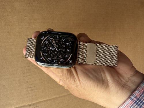 Sell Apple Watch series10 Titanium gold 46mm ស្អាត99%