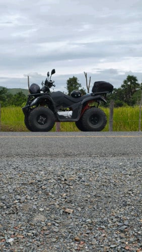 Upgraded Kayo 200cc ATV – Custom Matte Black! And a total of 2500 kilometers of work