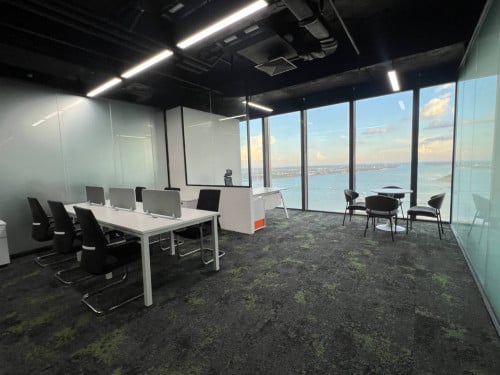 ការិយាល័យជួល មានសម្ភារៈ ហ្វ្រីទឹក ភ្លើង Ready move in Office space for rent at Koh Pich (Of-138)