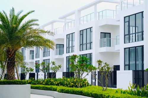 វីឡាភ្លោះជួល- Twin Villa for Rent 双拼别墅出租