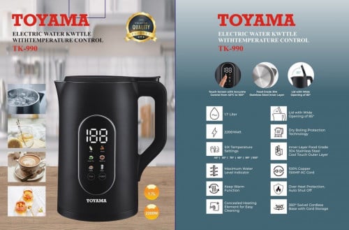 Electric water kettle 1.7L