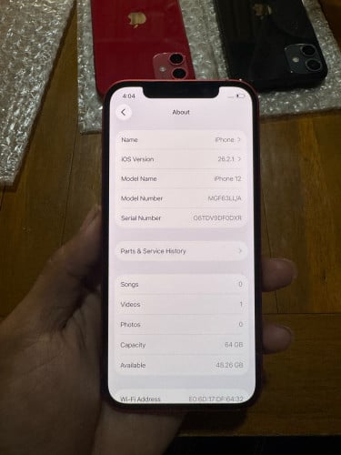 iPhone 12 សាណុំណែន scan