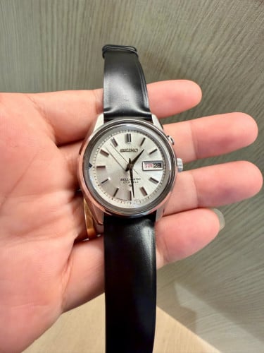 Original Ultra Rare Vintage SEIKO Bell-Matic White Dial Automatic JDM Mechanical Alarm Day-Date 1974