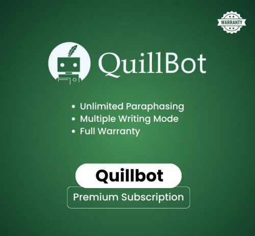 Quillbot premium 1year warranty