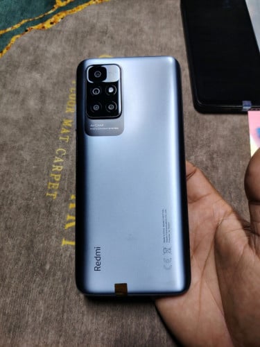 Redmi 10Ram6g 128gSim2 battery 5000mahស្កេនដៃ ស្កេនមុខ