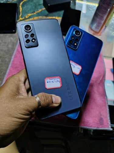 Redmi note 12proRam8g+4g Rom128gកាំមេរ៉ា 108Mp អេមកប់Sim2 ស្កេនដៃ ស្កេនមុខល្បឿន120hz