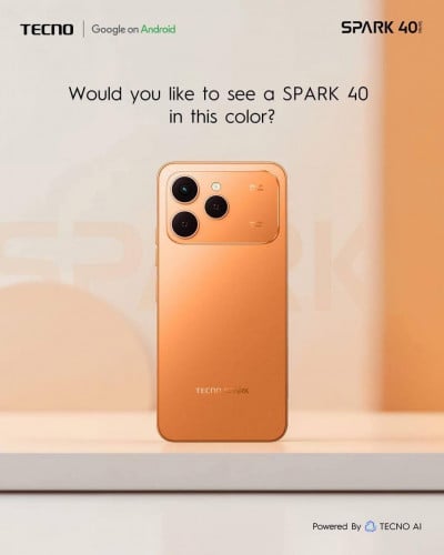 Tecno Spark 40 (6GB+6GB/128GB) និង (8GB+8GB/256GB) ថ្មីធានា1ឆ្នាំ