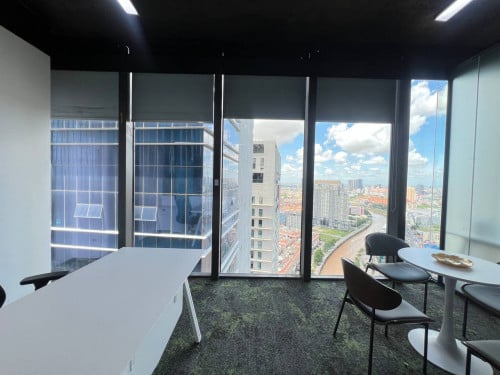 ការិយាល័យជួលមានសម្ភារៈស្រាប់តម្លៃ669ដុល្លា Co-working for rent at Koh Pich (Of-138)