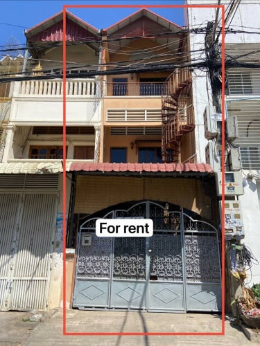 ផ្ទះសម្រាប់ជួលរកស៊ីបាននៅសង្កាត់បឹងកេងកងបី   | Shop house for rent at BKK 3