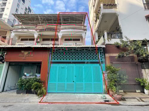 ផ្ទះអាជីវកម្មសំរាប់ជួលនៅជិតផ្សារទួលទំពូង / Shop House for Rentnear Tuol Tumpung Market