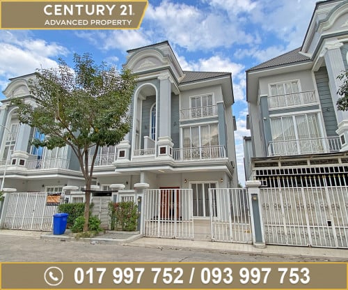 🏘 វីឡាភ្លោះ ក្នុងបុរី ឡុងនី4 ជិតបុរី​ជីបម៉ុង50ម ត្រូវការលក់បន្ទាន់ខ្លាំង (កូដ: A06-060147)