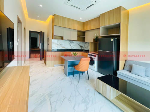 1-Bedroom Apartment With A Pool For Rent Near AEON Mall Sen Sok City