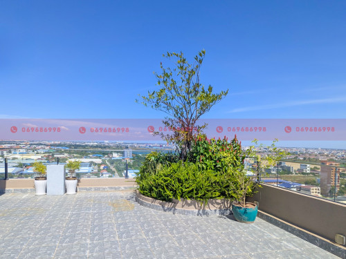 1-Bedroom Apartment With A Pool For Rent Near AEON Mall Sen Sok City