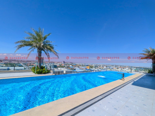 1-Bedroom Apartment With A Pool For Rent Near AEON Mall Sen Sok City