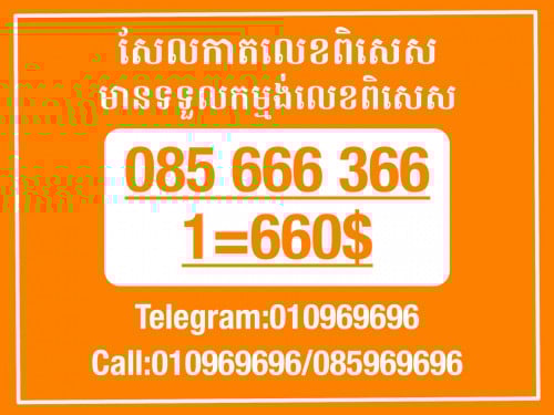 Cellcard លេខសម្រាប់អាជីវកម្ម