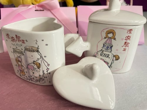 Couple cup ឈុត  កែវគូ សម្រាប់ ដេគ័រ