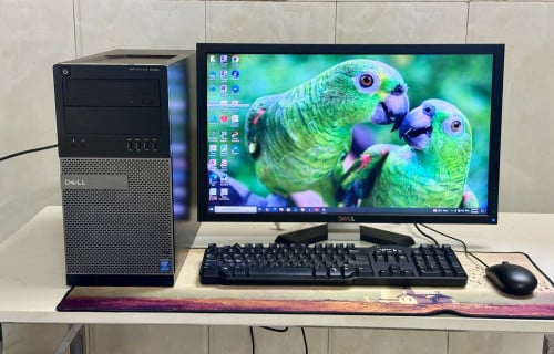 Dell Optiplex 9020 1set monitor 24inch CPU core i5 Ram 8GB SSD128GB HDD500GB 2គ្រាប់