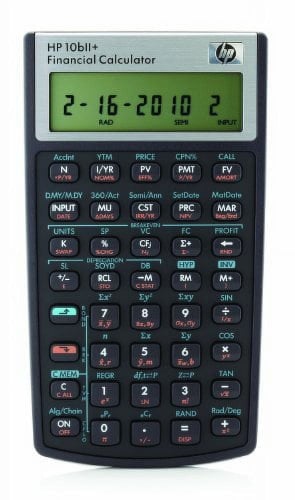 HP 10bll+ financial Calculator